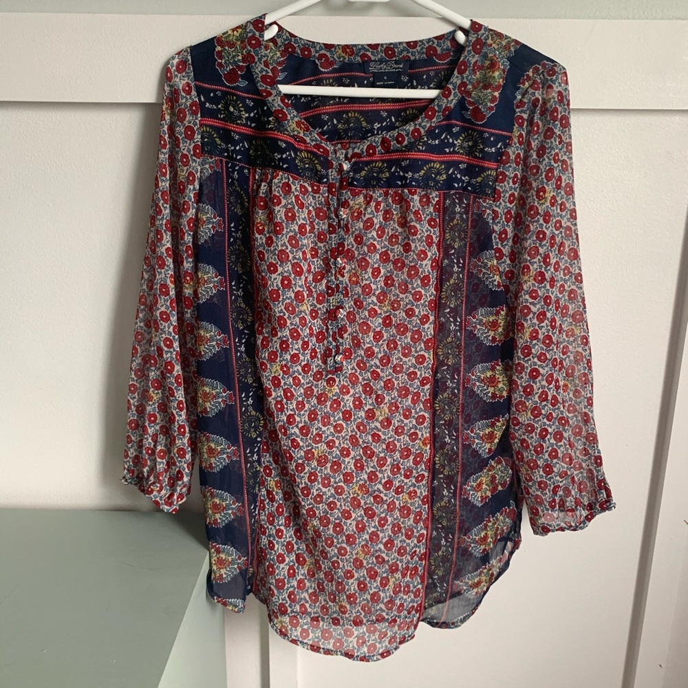 Adorable Lucky Brand Blouse